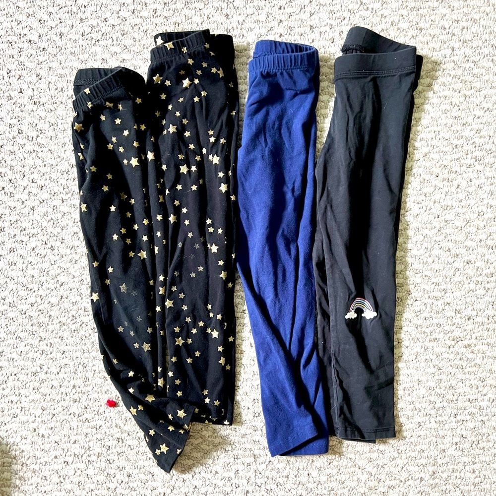 Bundle of Toddler Girls 4T leggings